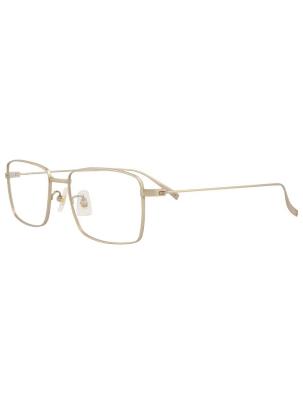 New Dunhill Women's Eyeglasses Square Rectangle Titanium Frame Mens Gold Gold